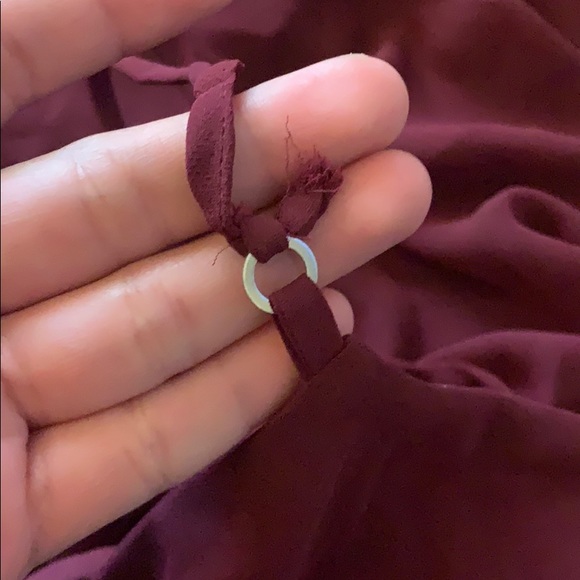 ❗️LAST ONE❗️Burgundy open back dress - Picture 6 of 6